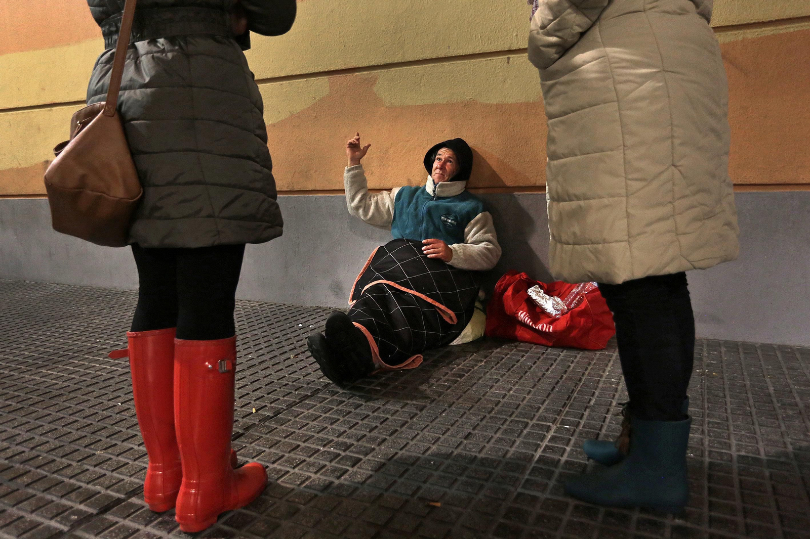 Reportaje gráfico sobre los sin techo