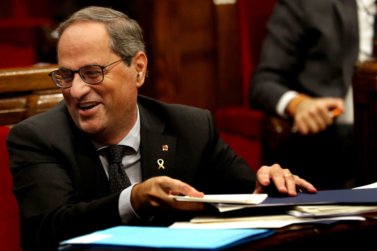 El presidente de la Generalitat, Quim Torra