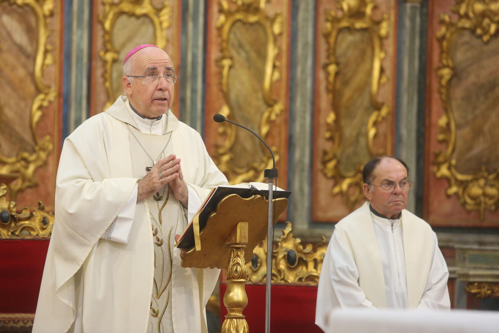 El obispo de Huelva preside la novena a la Virgen de la Cinta