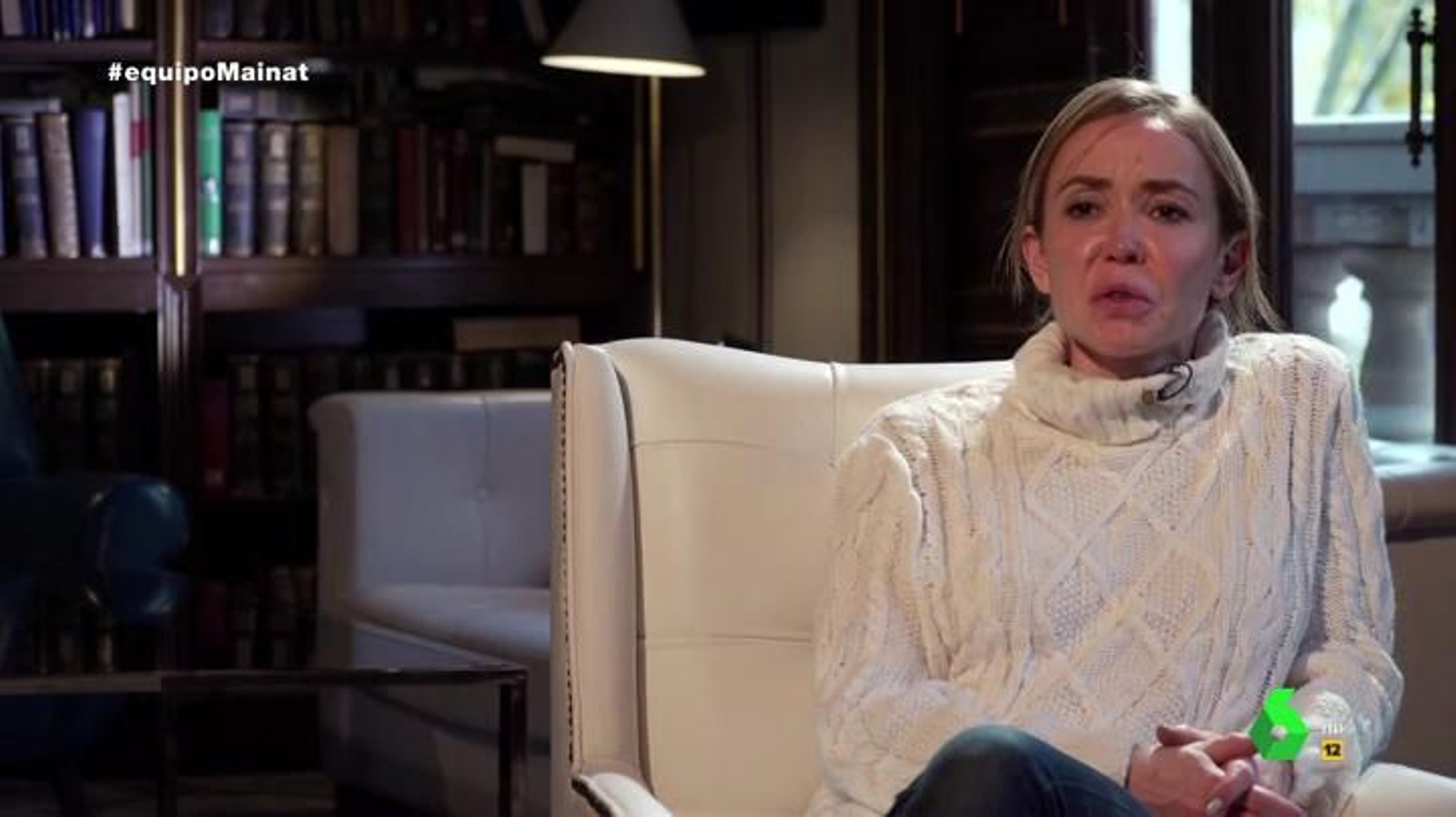 Ángela Dobrowolski en el programa 'Equipo de investigación'