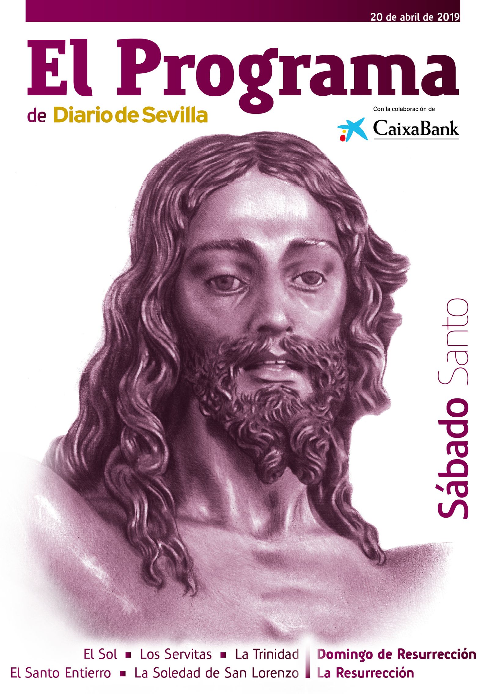 Portadas del programa de Diario de Sevilla para la Semana Santa