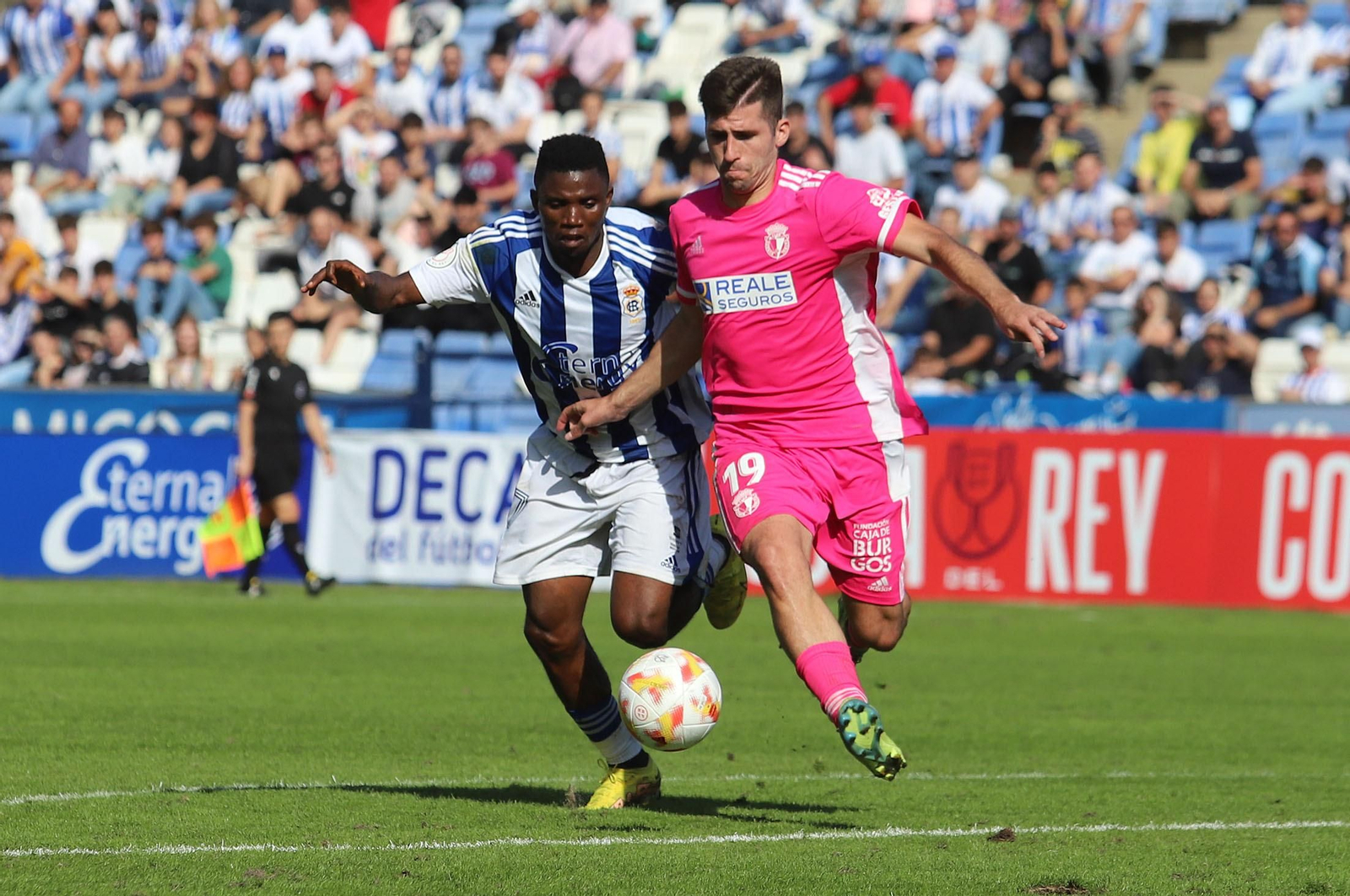 Las mejores imágenes del Recreativo de Huelva-Burgos, partido de eliminatoria de la Copa del Rey
