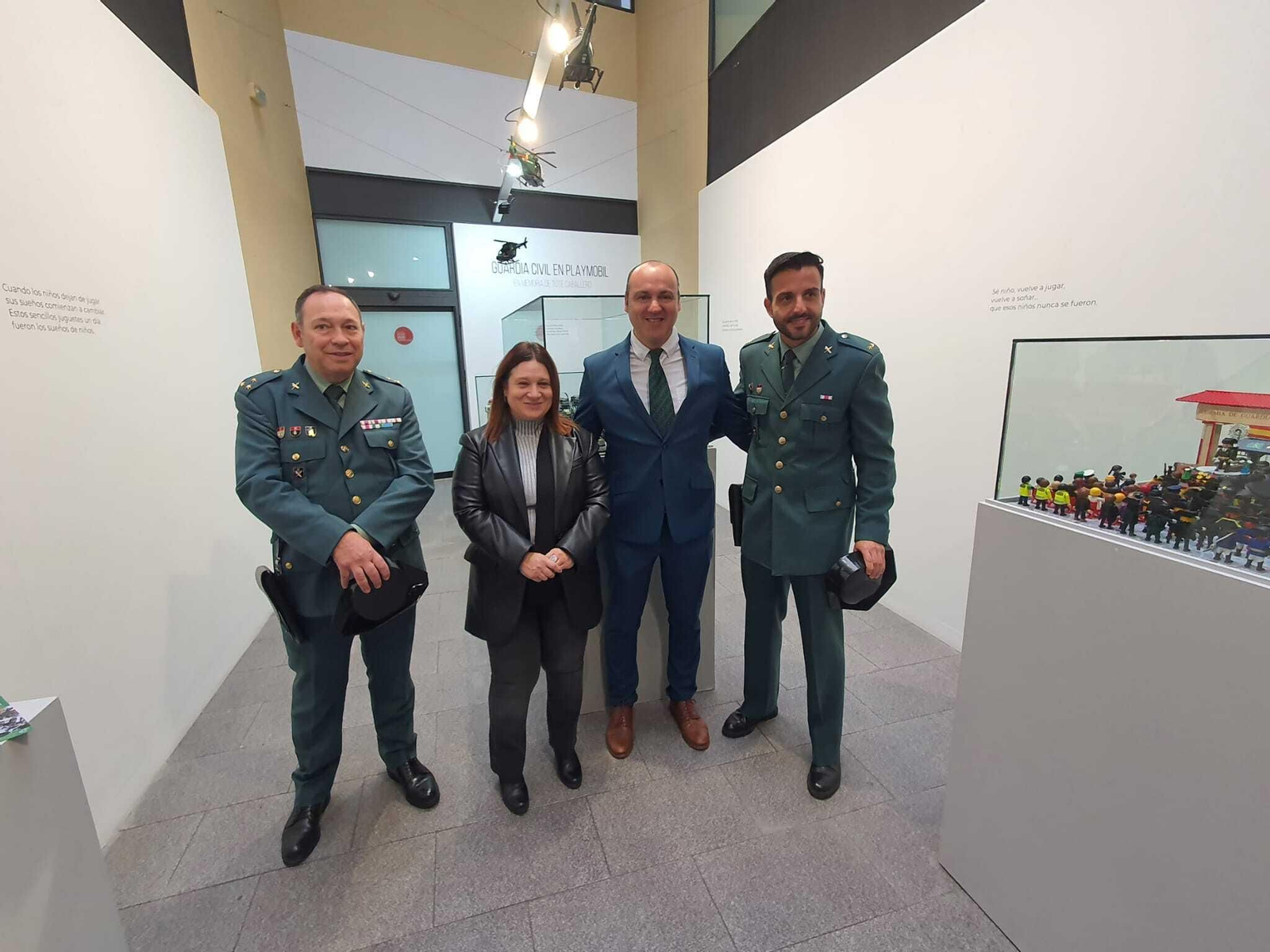 Presentación de la exposición ‘Guardia Civil en Playmobil’.