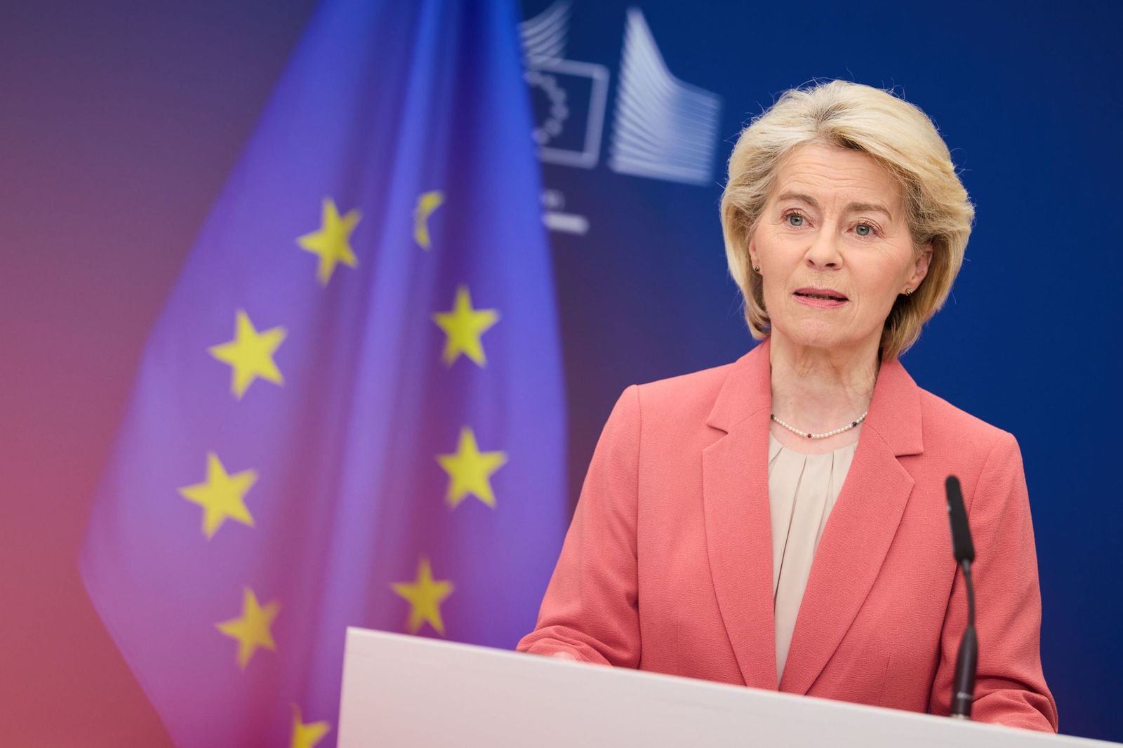 La presidenta de la Comisión Europea, Ursula von der Leyen.