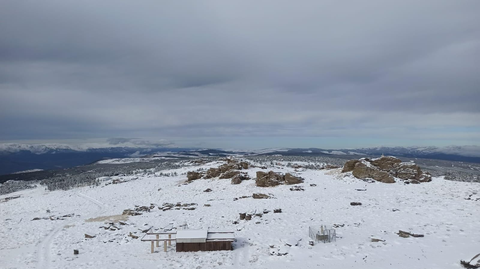 La nevada en Calar Alto