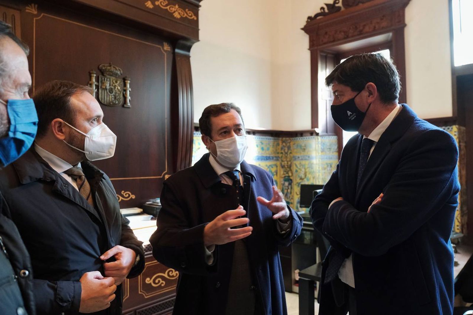 Juan Marín en el nuevo juzgado de Huelva