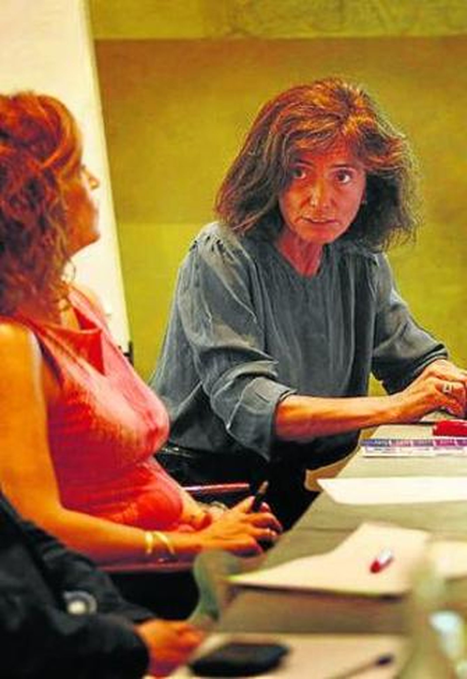 Aguilera, durante la conferencia.