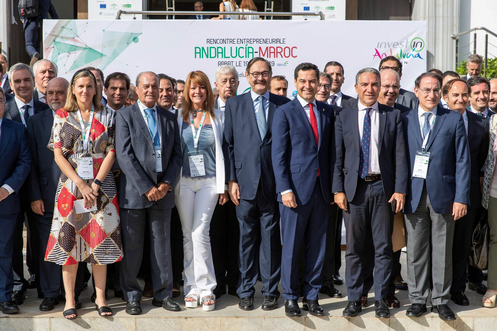 Foto de familia del Encuentro Empresarial Andalucía-Marruecos.