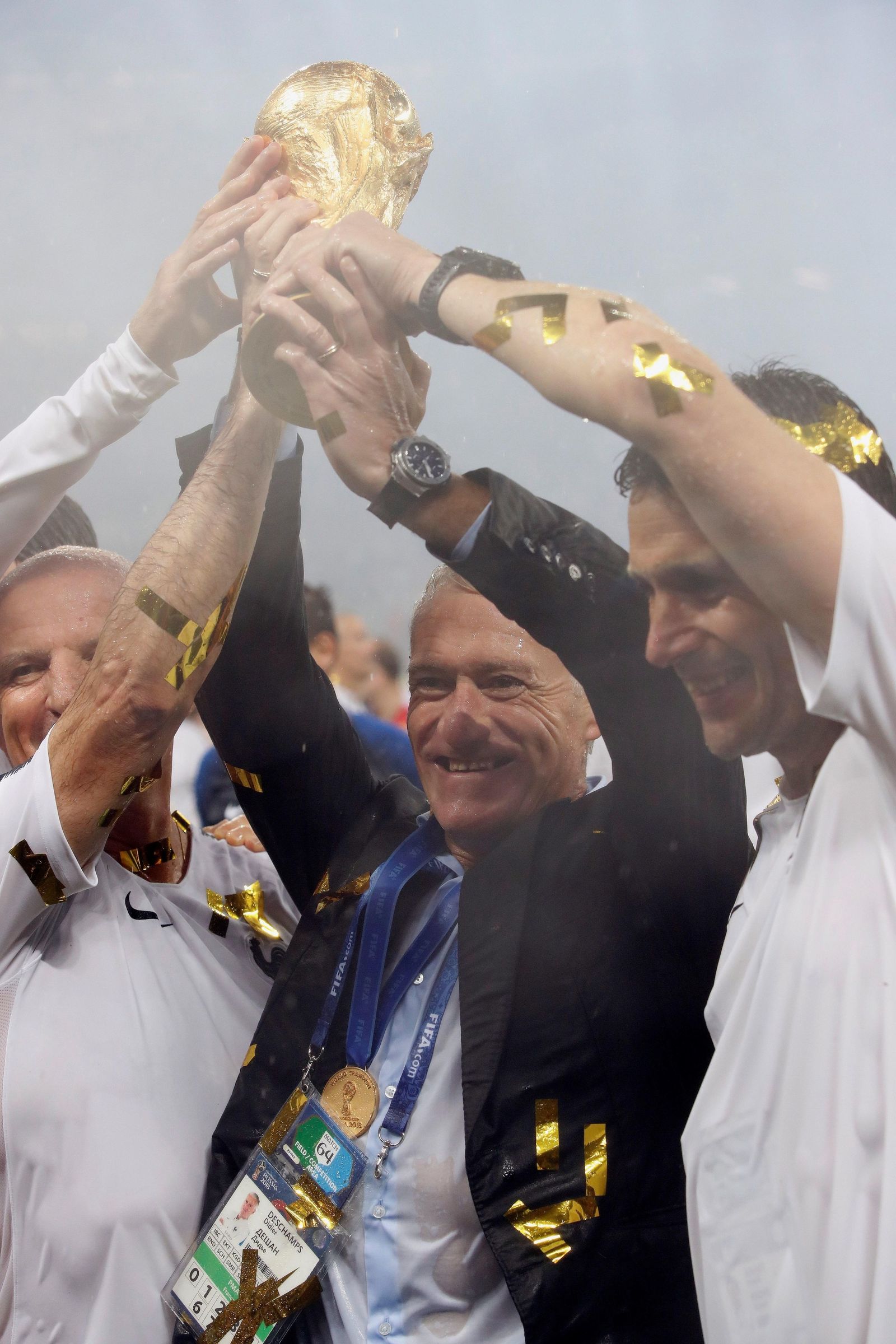 El Francia-Croacia de la final del Mundial de Rusia, en imágenes