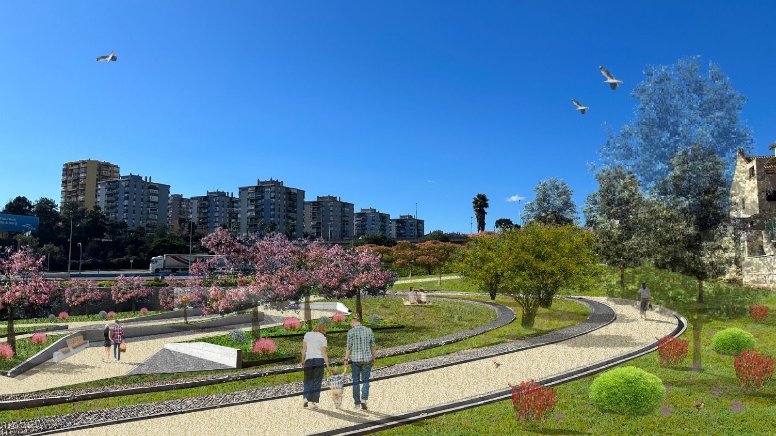 Estado en el que quedará la isla ambiental.