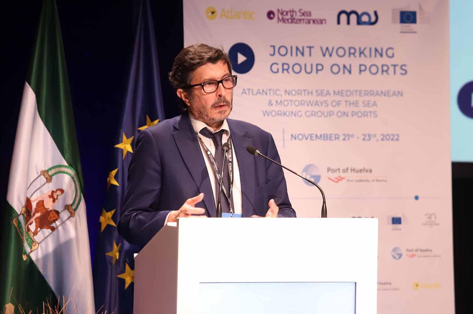Imágenes de la jornada de los Corredores Europeos Atlántico, Mar del Norte-Mediterráneo y Autopistas del Mar