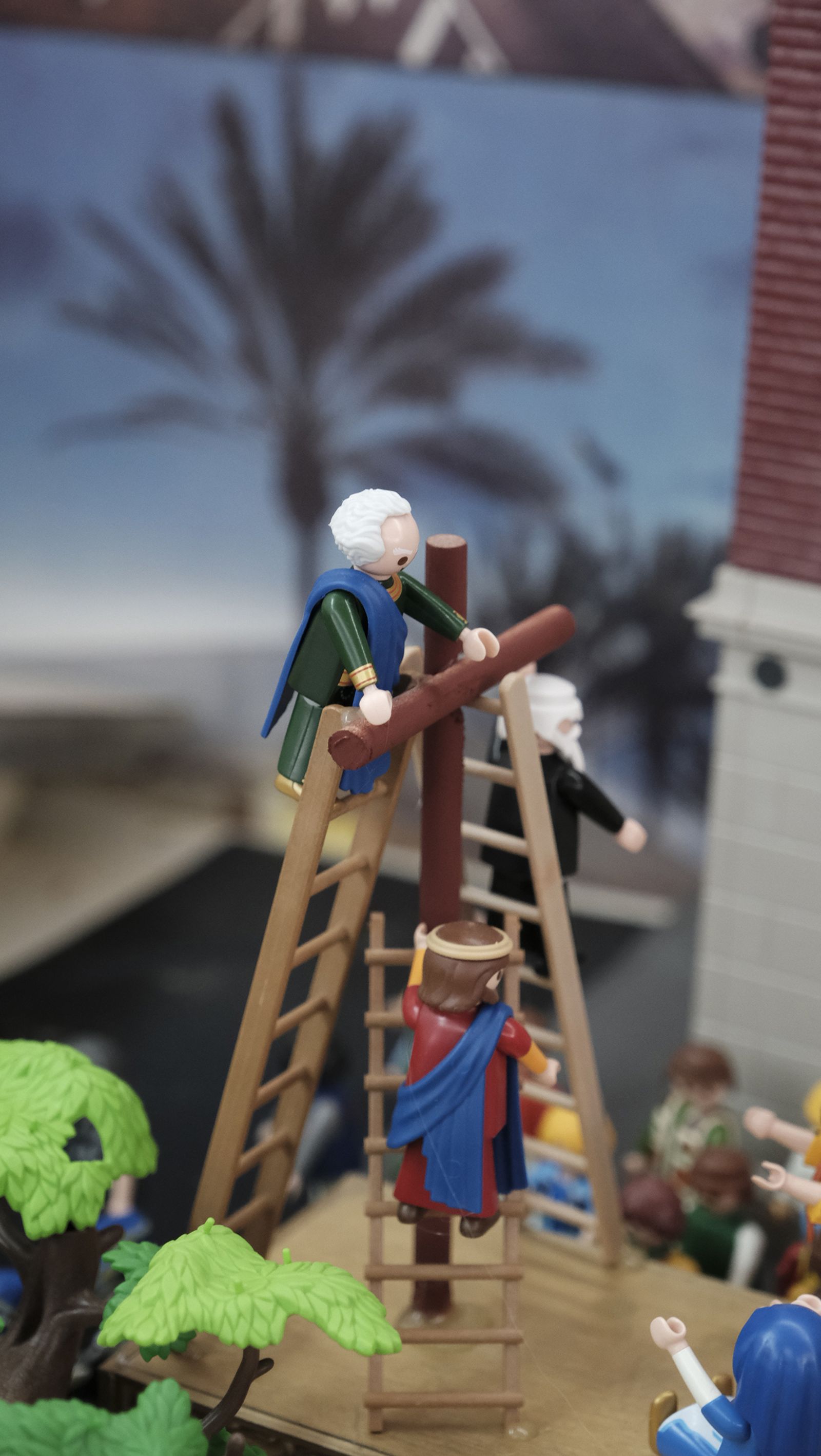 Inauguración de la exposición de playmobil de semana santa de Almería