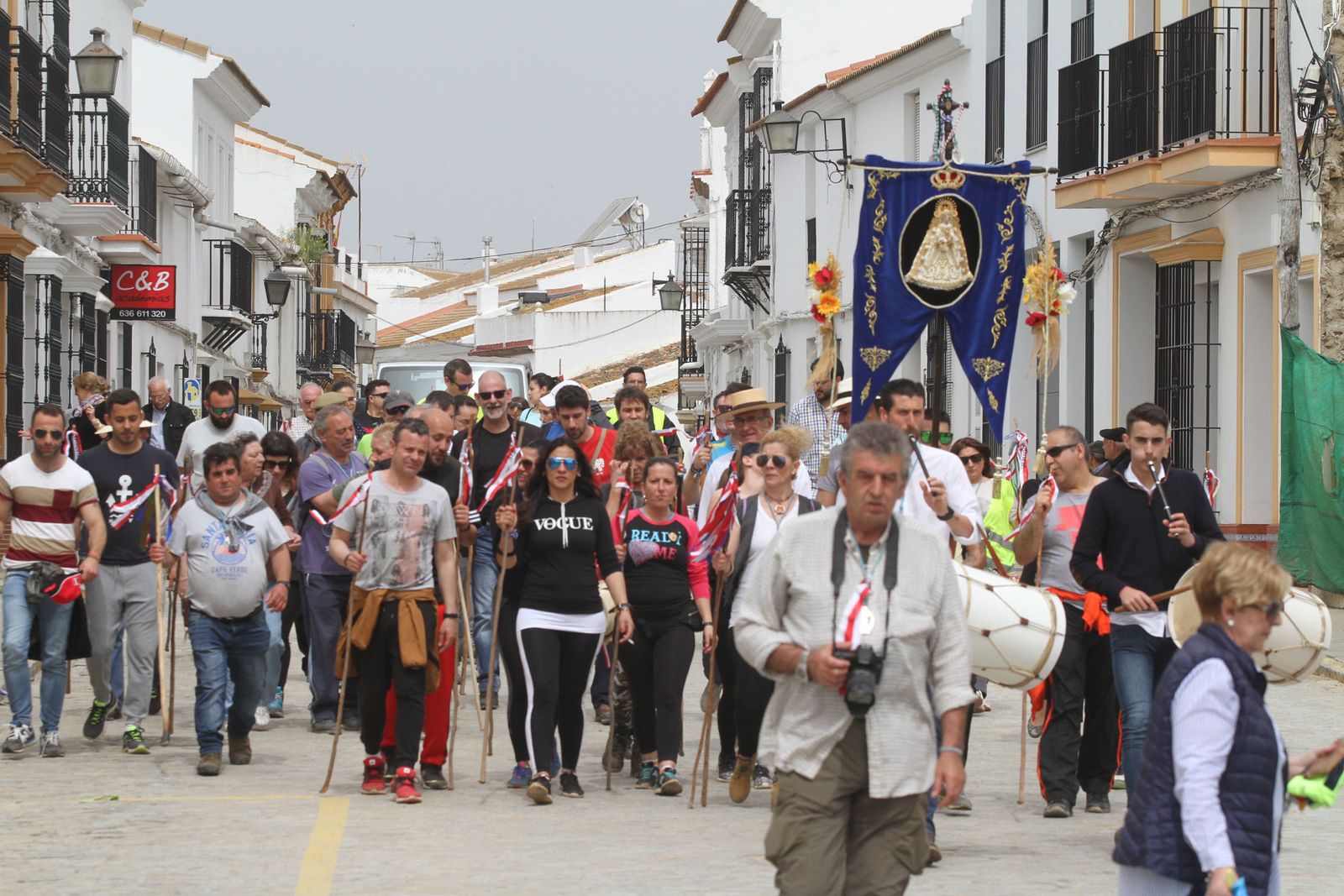 Las imágenes de la peregrinación de los presos a El Rocío