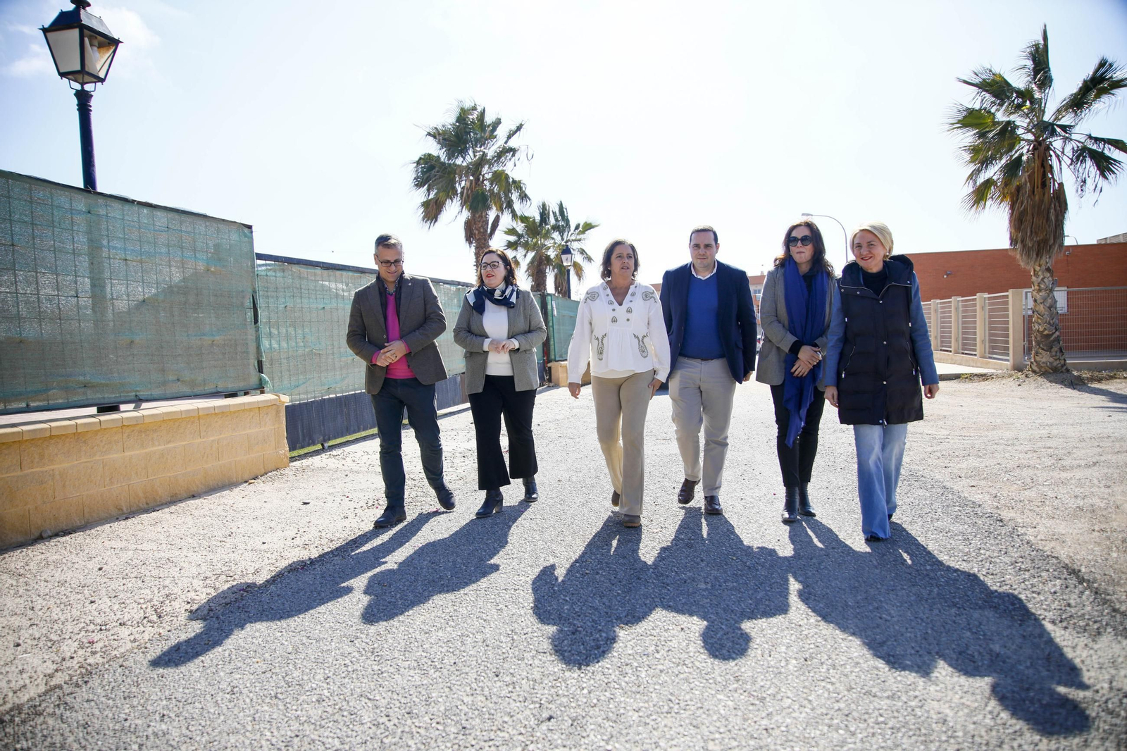 Imágenes de las obras en el parque del Boticario de Almería