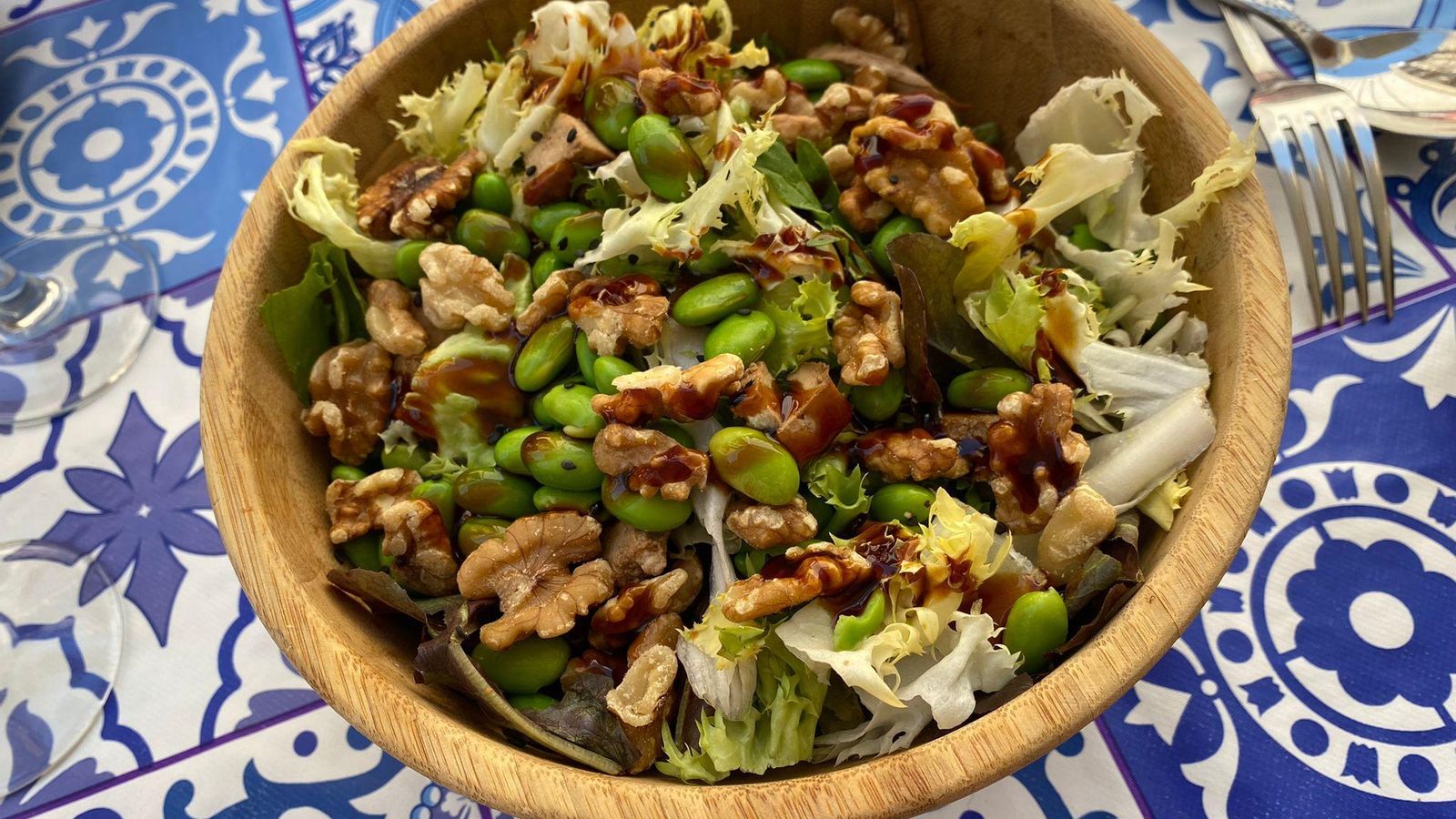 Una de las propuestas veganas que ofrece este restaurante de la capital