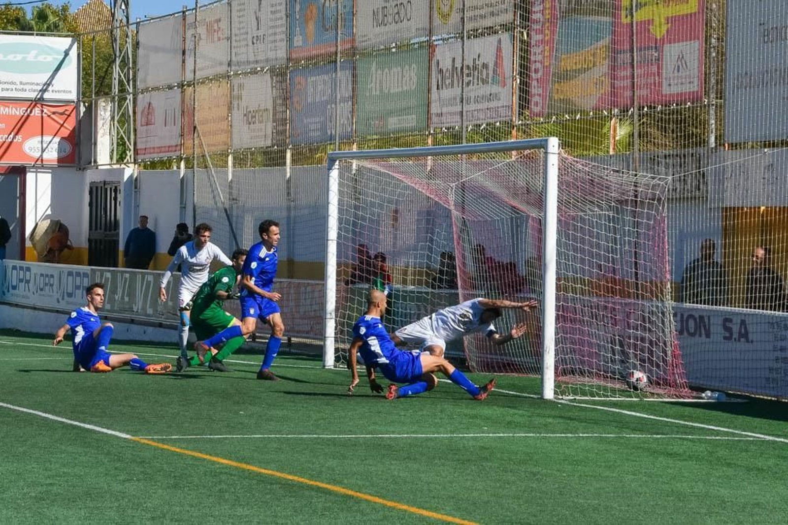 Dani Jurado fue el autor del gol de los xerecistas en el San Juan Bosco.