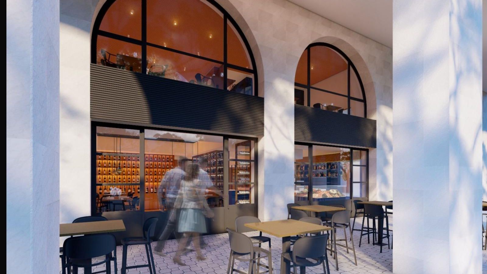 Recreación del exterior  de Caladero