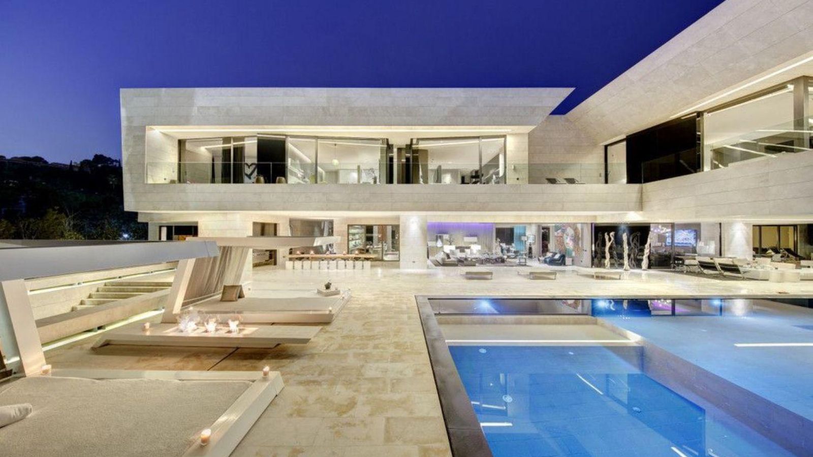 Una imagen del chalet en venta en Sierra Blanca (Marbella).