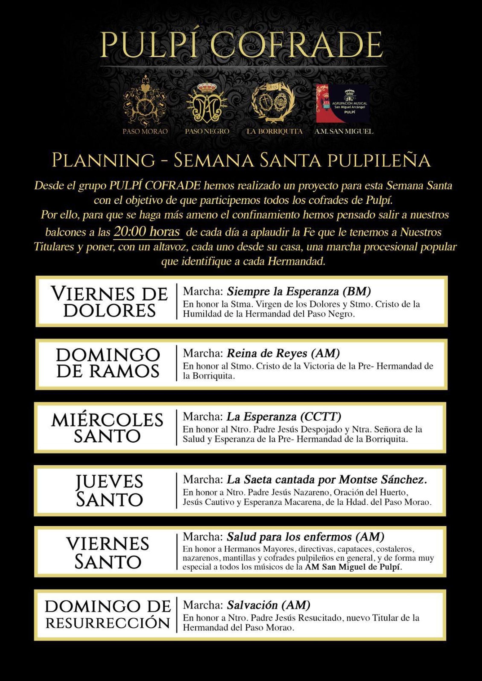 Programa de Pulpí Cofrade.