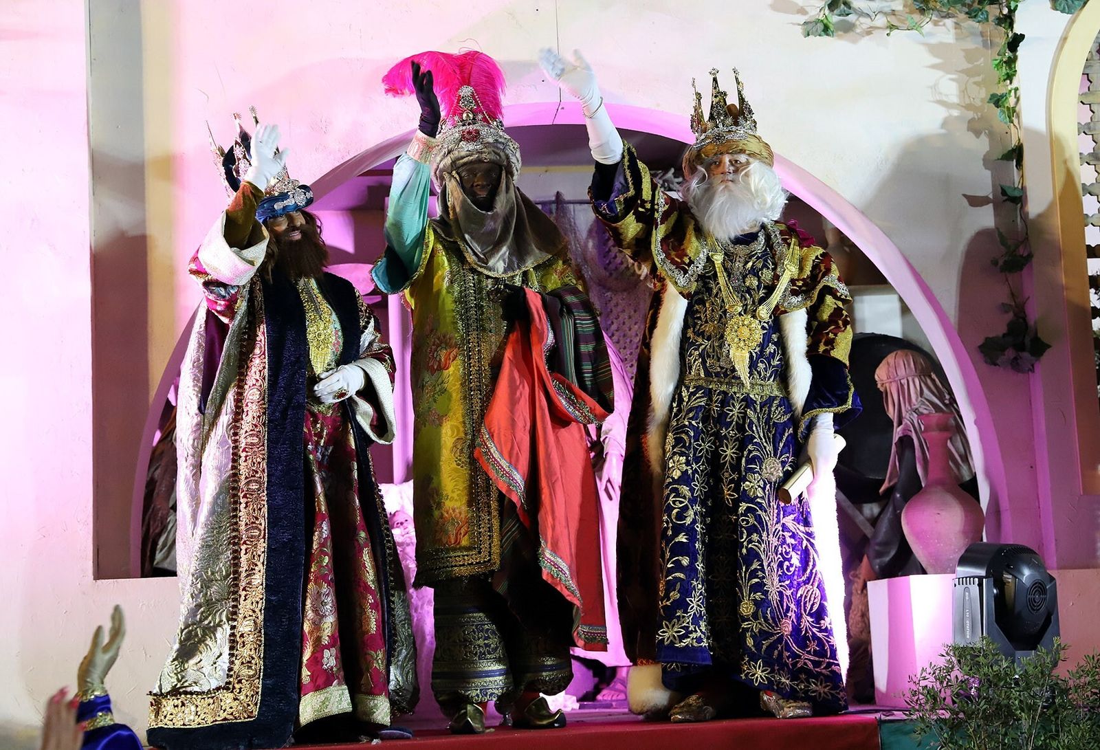Adoración de los Reyes Magos de Jerez en el Belén Monumental