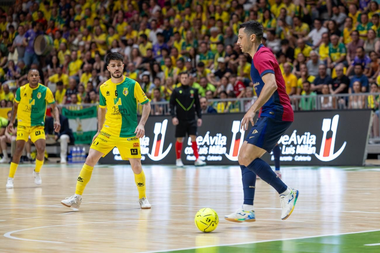 El triunfo del Barça ante el Jaén FS en el Olivo Arena