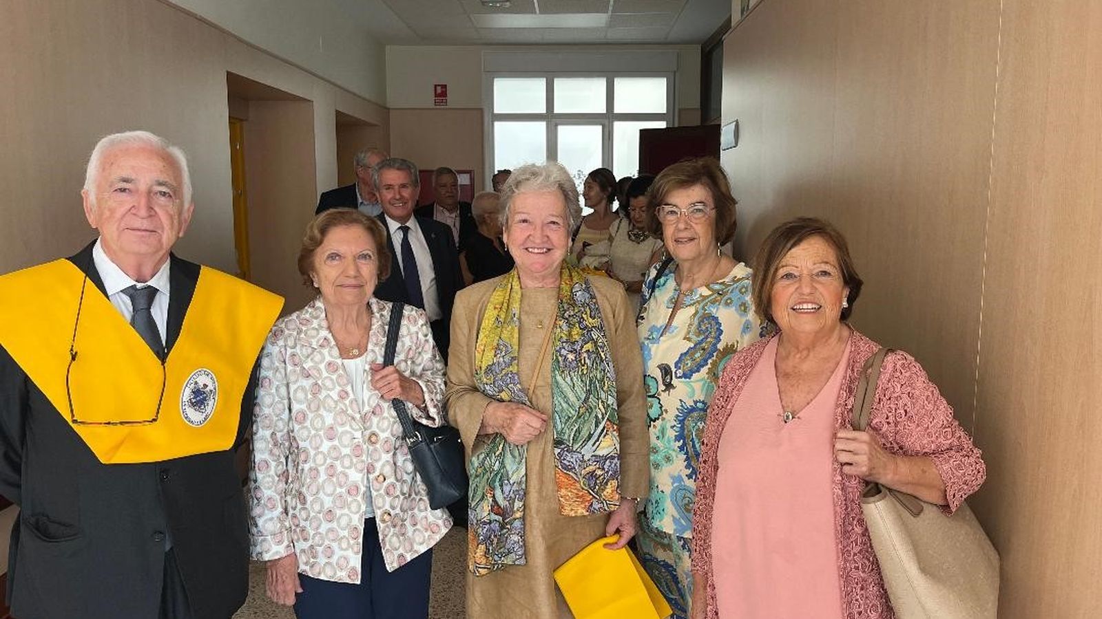 Juan Antonio López, María Luisa de Palacio, Guillermina Fernández, Cristina García Vadillo y Carmen Arias.