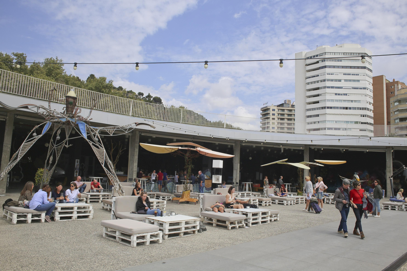 Imagen de archivo del local situado en la esquina de los muelles 1 y 2 del puerto de Málaga.