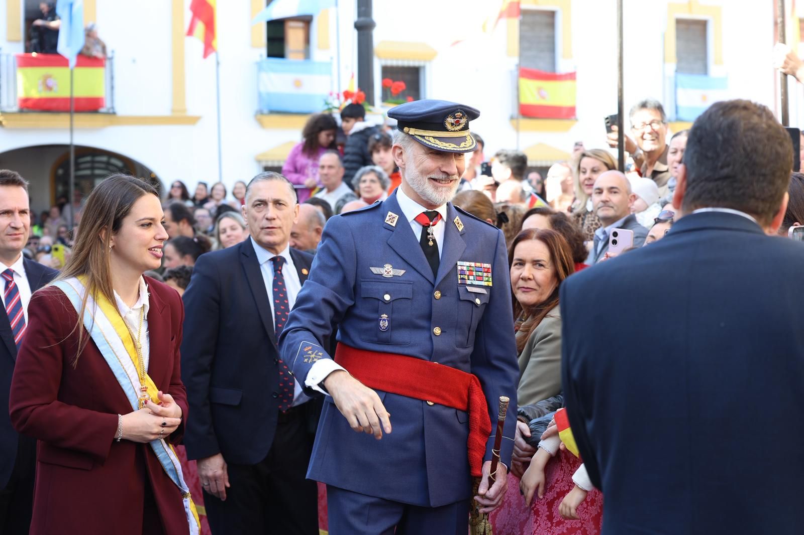 Las primeras imágenes del Rey Felipe VI en Huelva