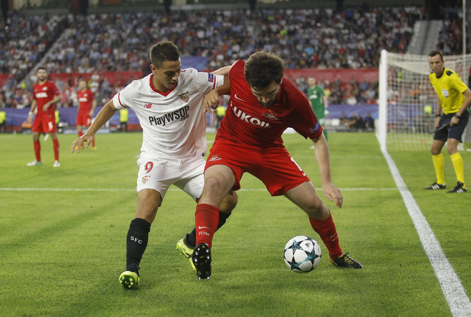El Sevilla-Spartak, en imágenes