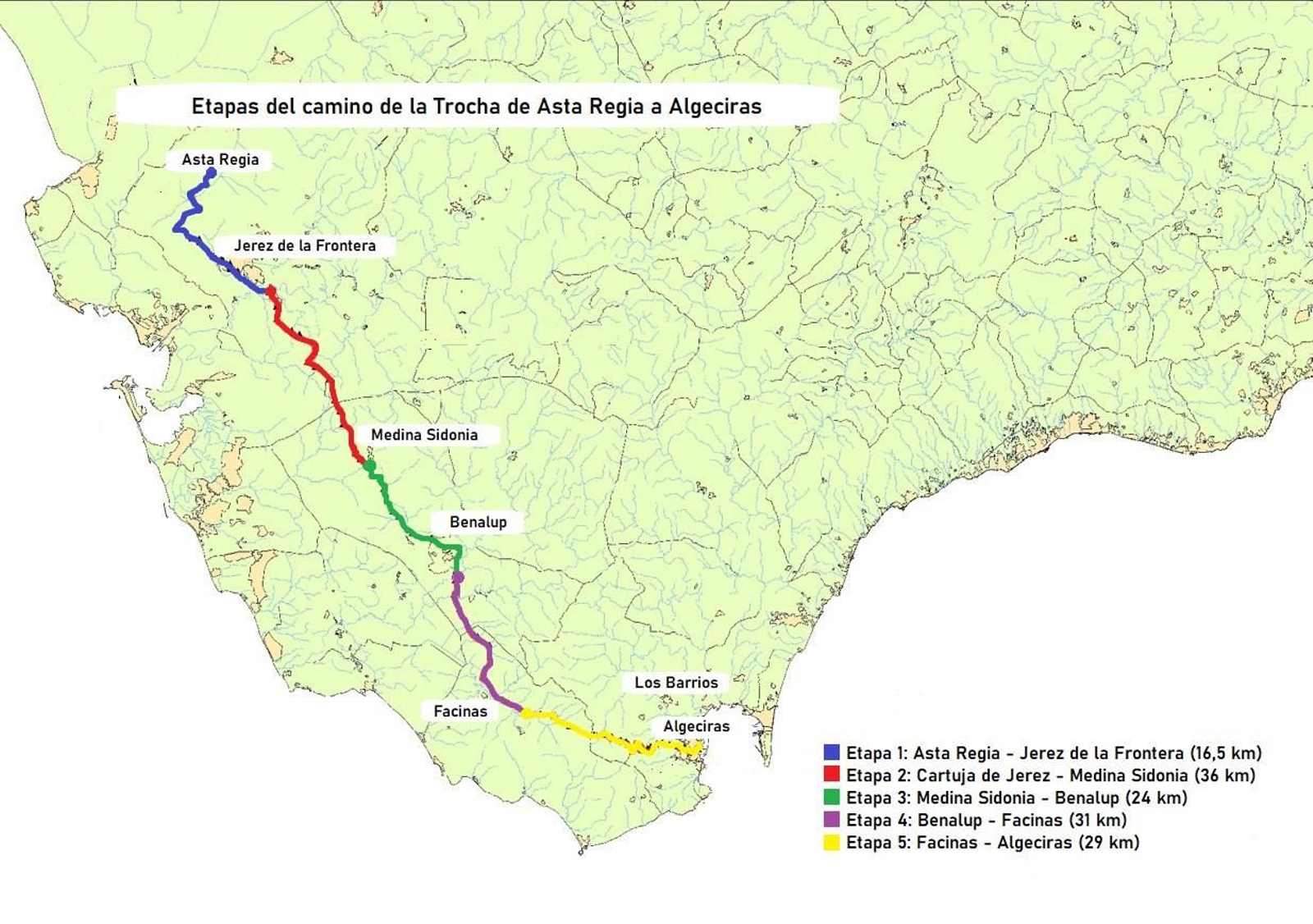 Etapas del camino de la Trocha.jpg Etapas del camino de la Trocha.jpg