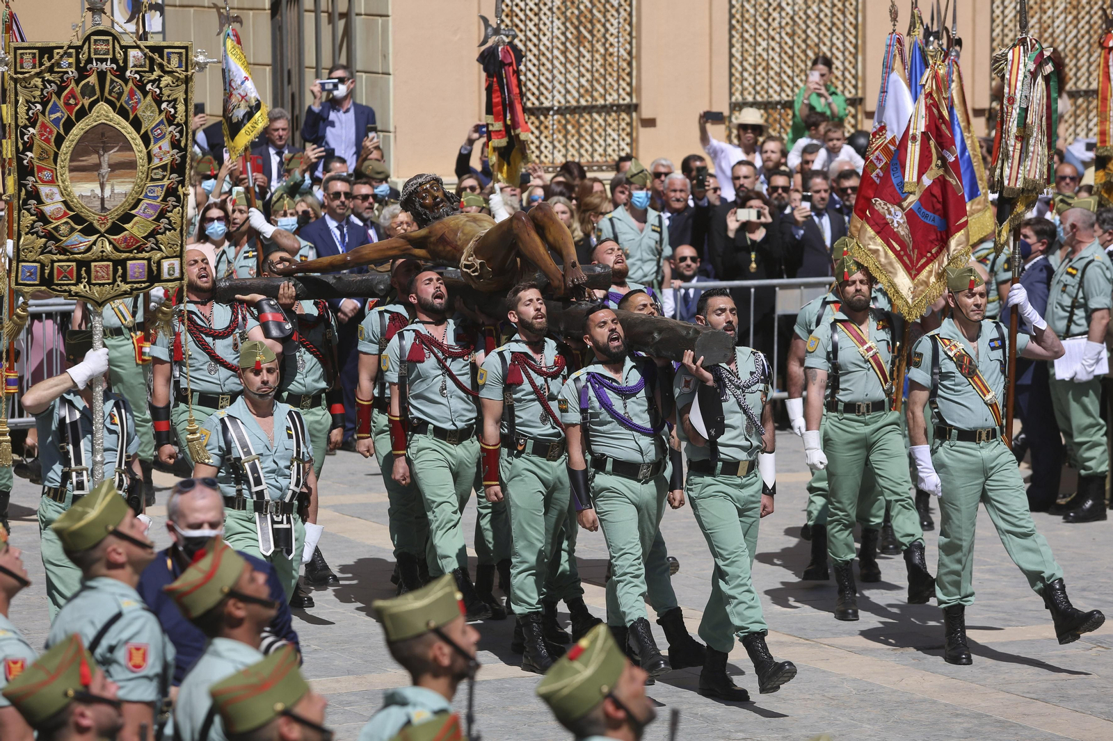 Las fotos de la Legión, en el Jueves Santo de Málaga