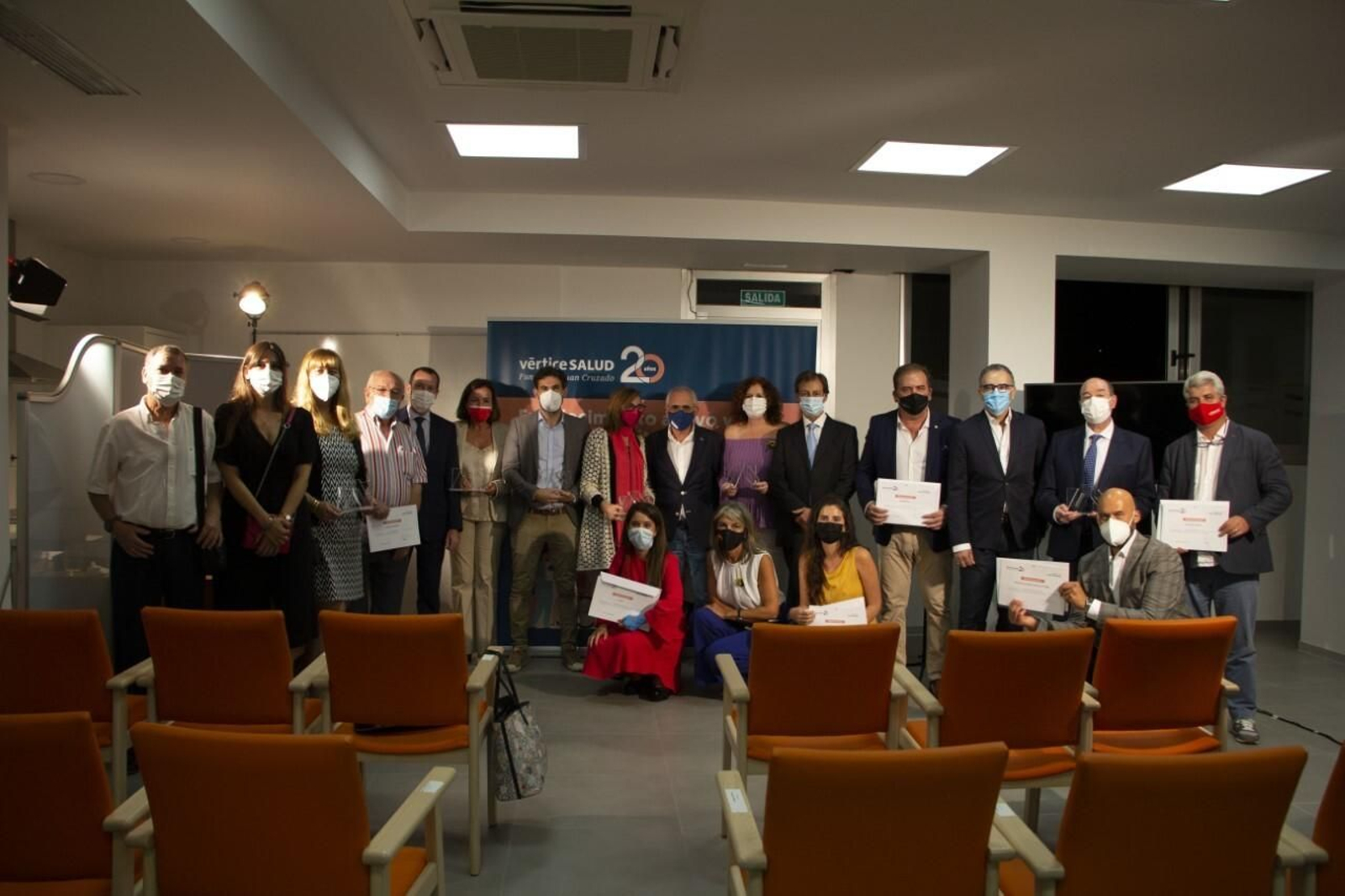 Premiados por la Fundación Juan Cruzado-Vértice Salud