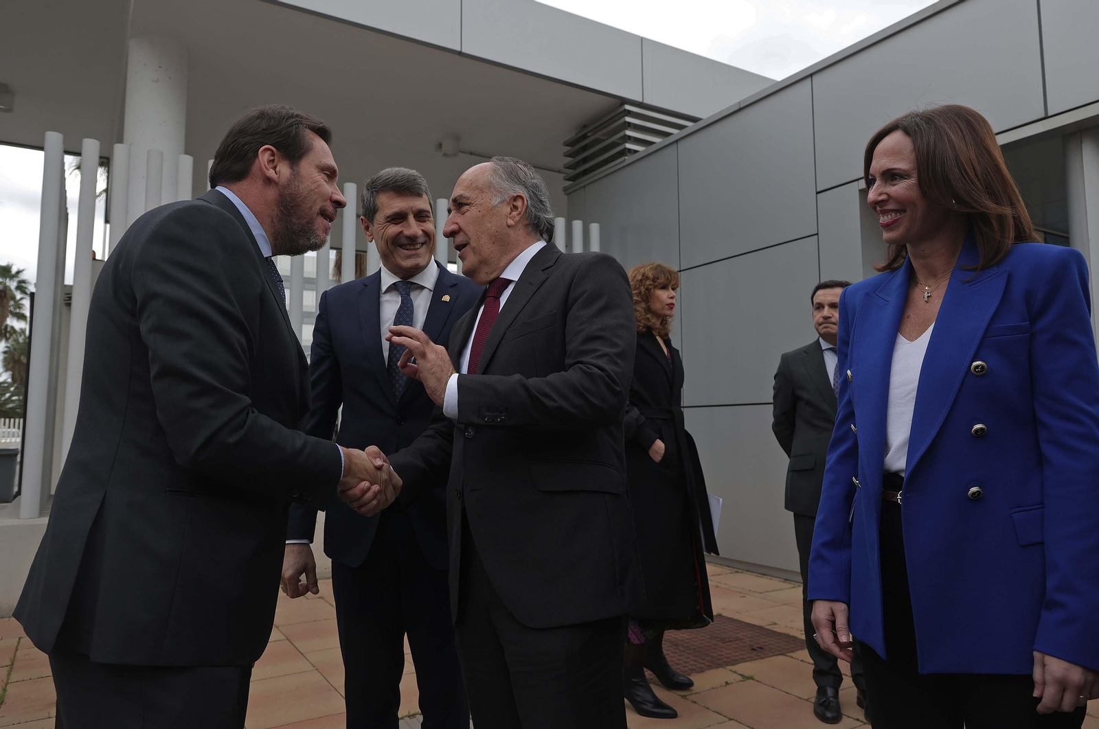 Fotos de la jornada de trabajo del ministro de Transportes en el Puerto de Algeciras