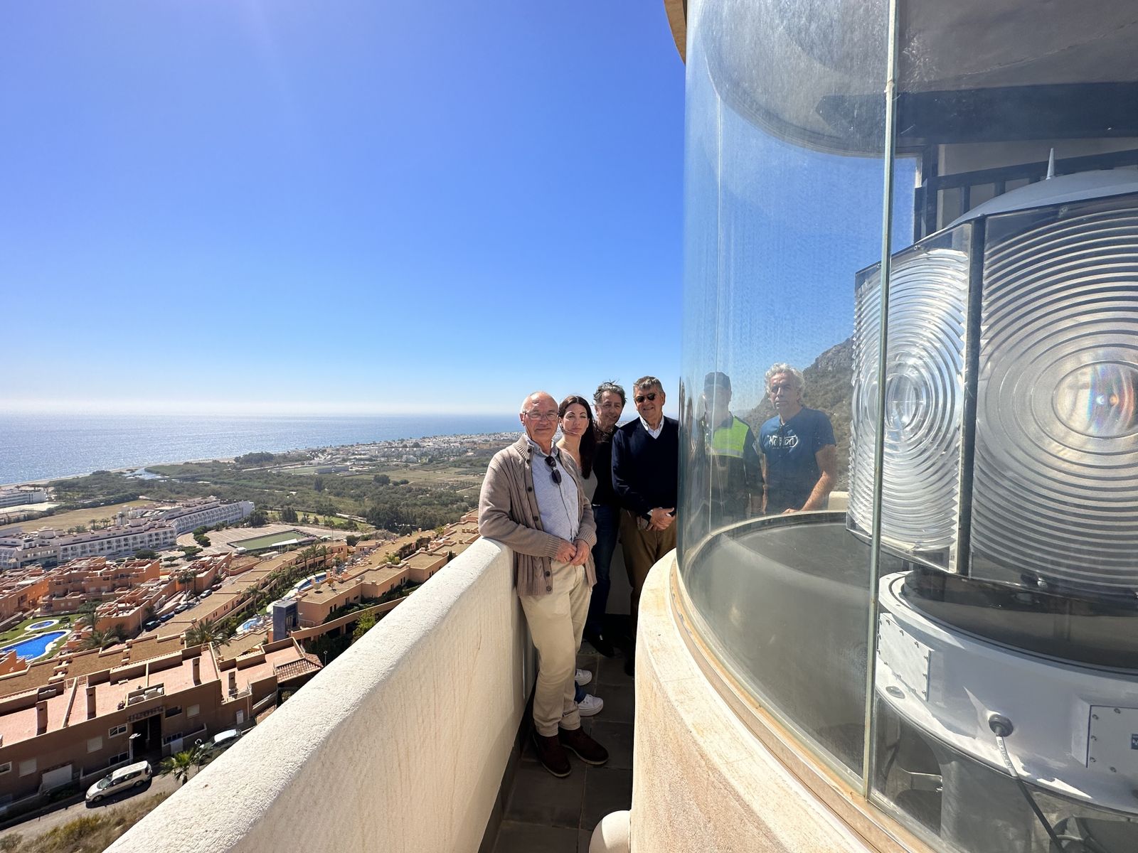 Visita al faro de Mojácar.