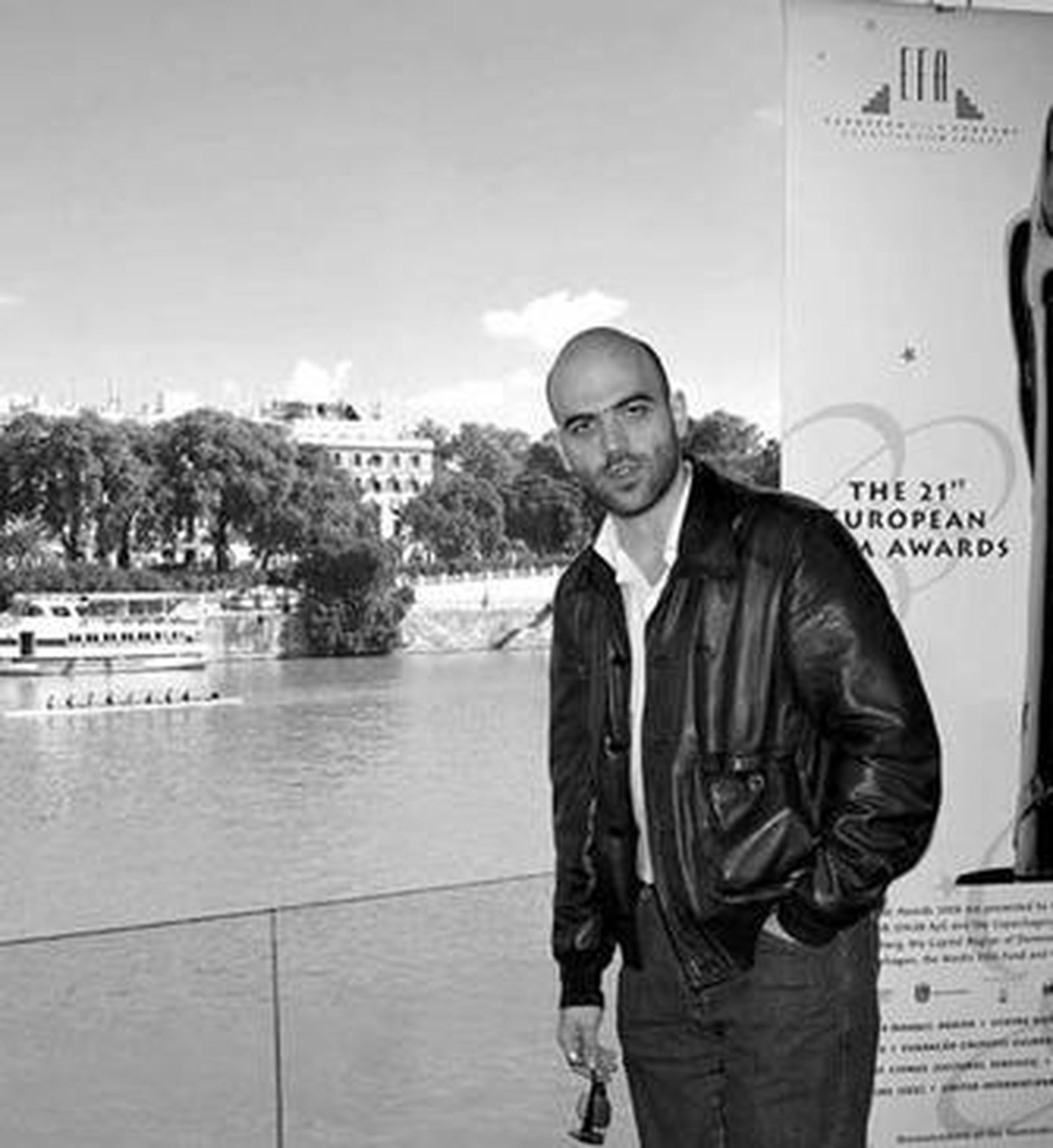 Saviano, ayer, en Sevilla.