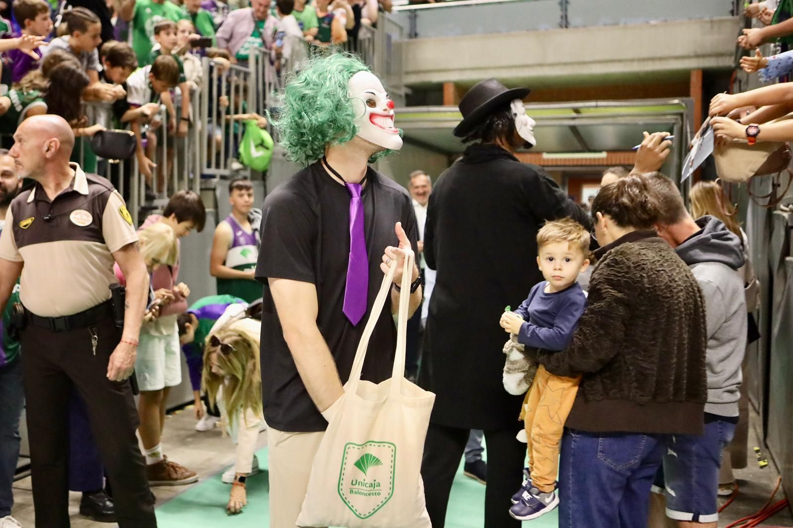 El Halloween del Unicaja, en fotos