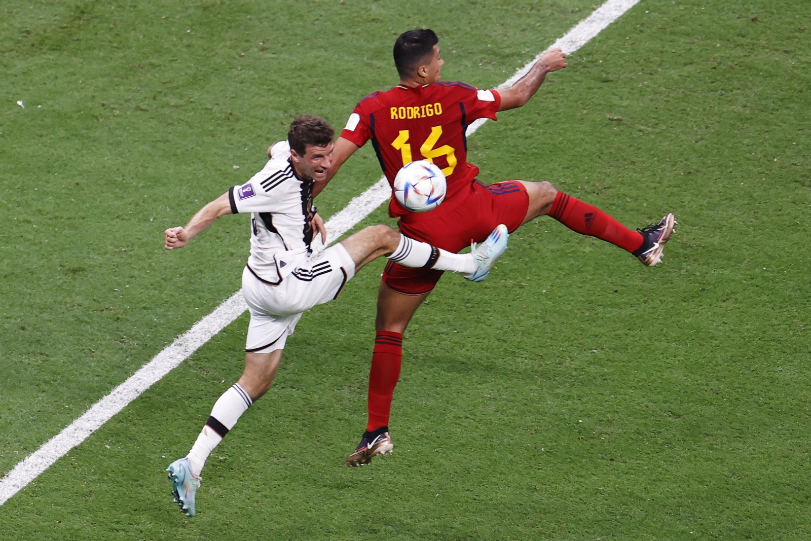 Las fotos del España-Alemania del Mundial de Qatar