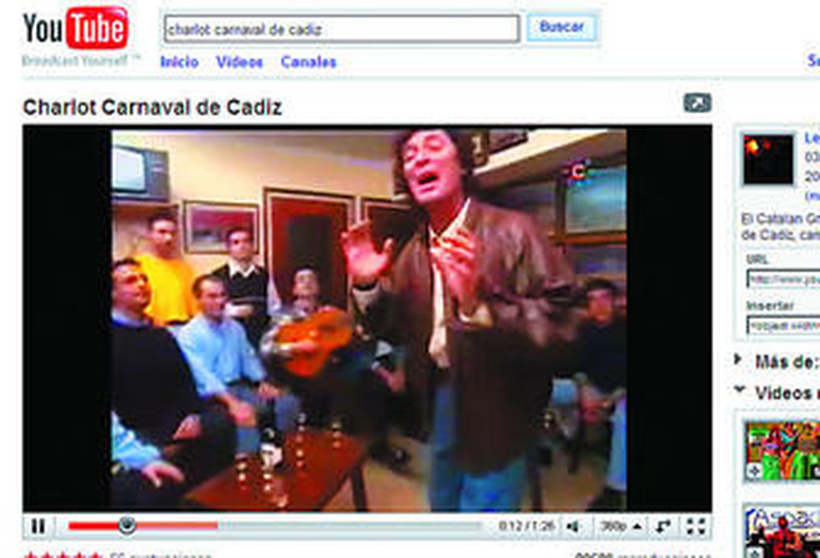 'Catalán Grande' canta 'Charlot' en La Salle Viña