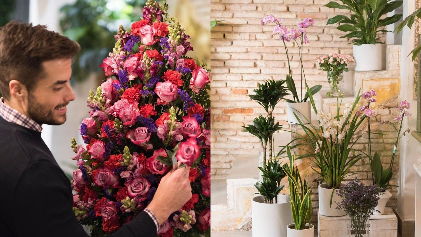 El florista onubense Antonio Rivera tiene su tienda actualmente en Calle Berdigón, nº 32