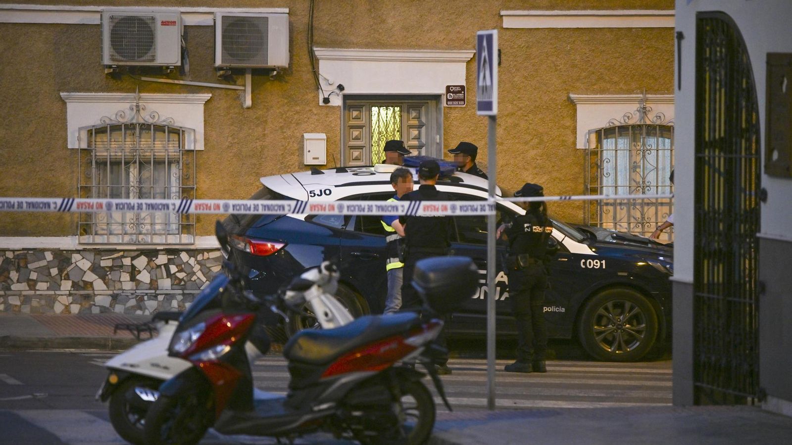 Vivienda en la que se produjo el crimen en la travesía de San Luís.