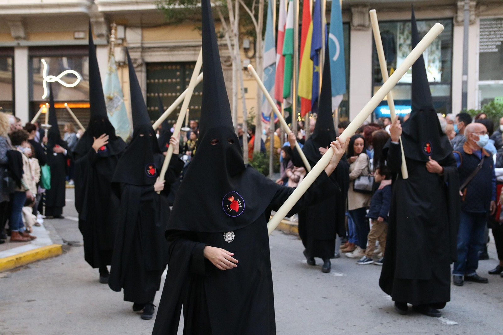 La procesión de Soledad de Almería, en imágenes