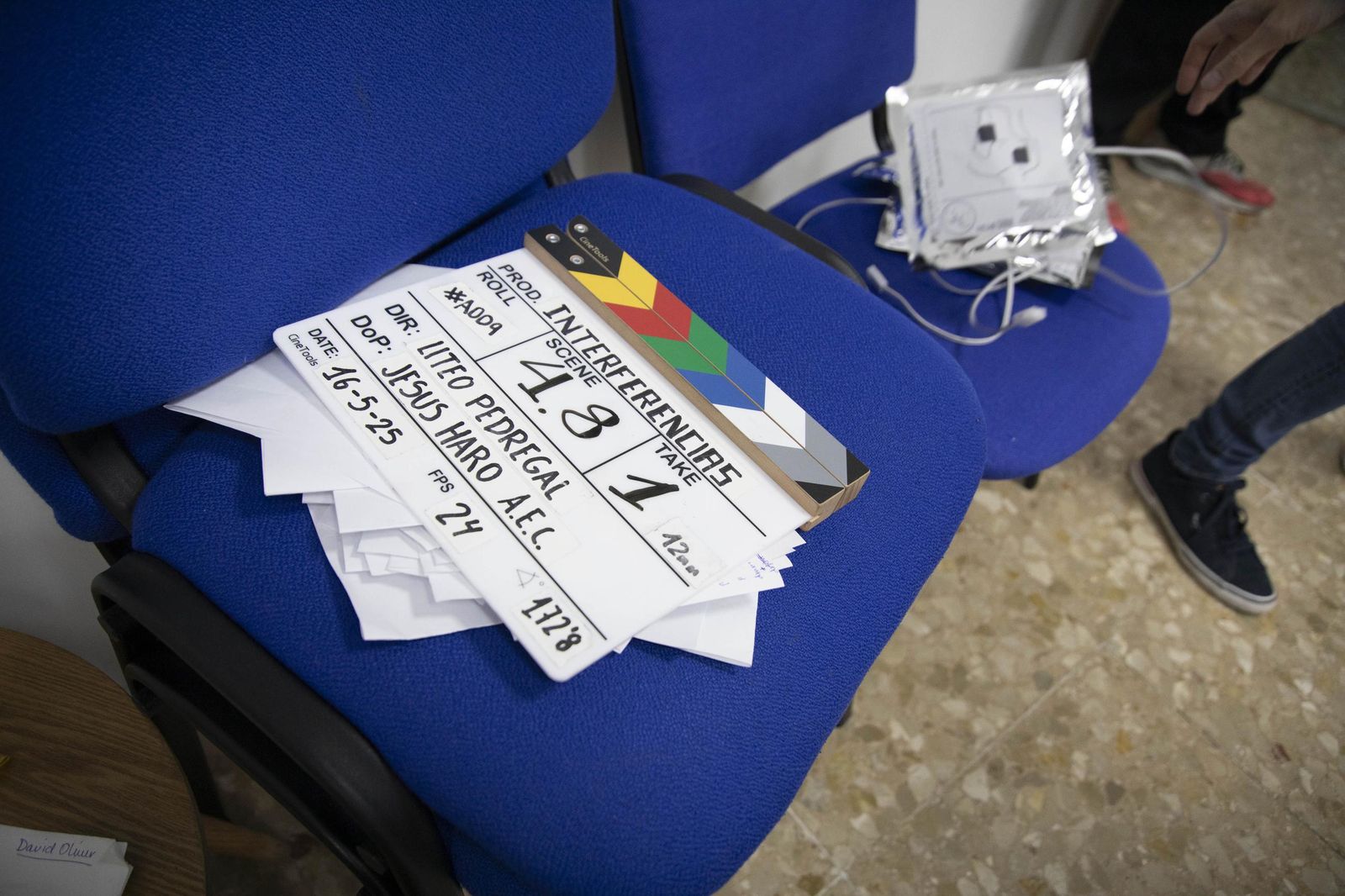 Las imágenes del rodaje del Corto Interferencias en Almería