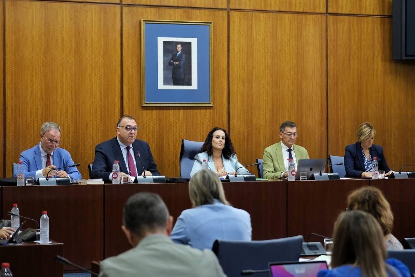 La responsable popular, presidiendo una sesión.