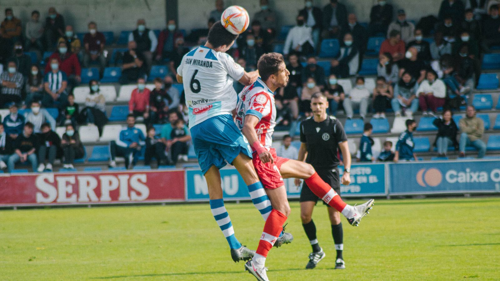 Romero Freixas, en el Alcoyano-Algeciras del pasado curso.