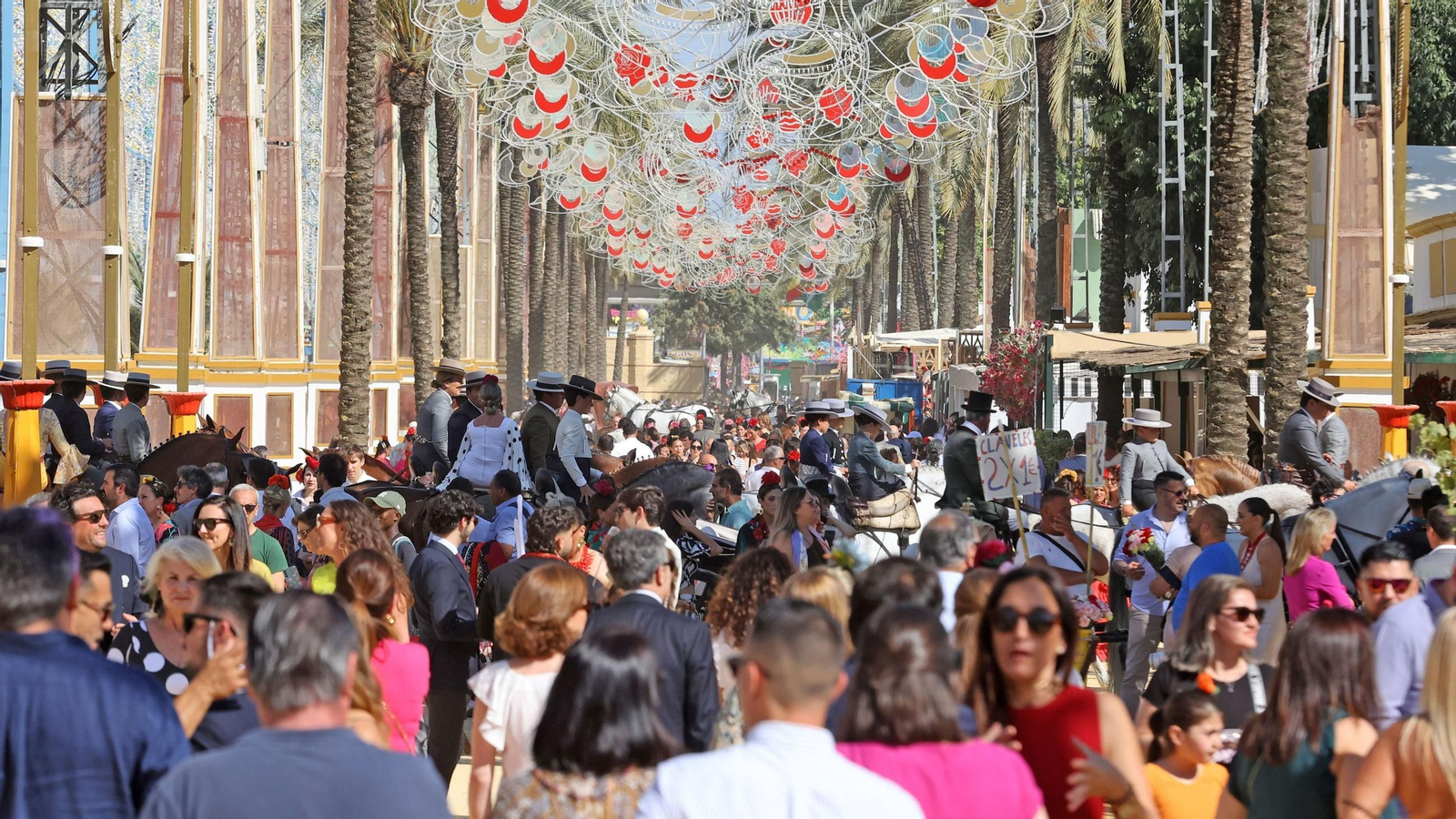 El parque González Hontoria, durante la última Feria del Caballo.