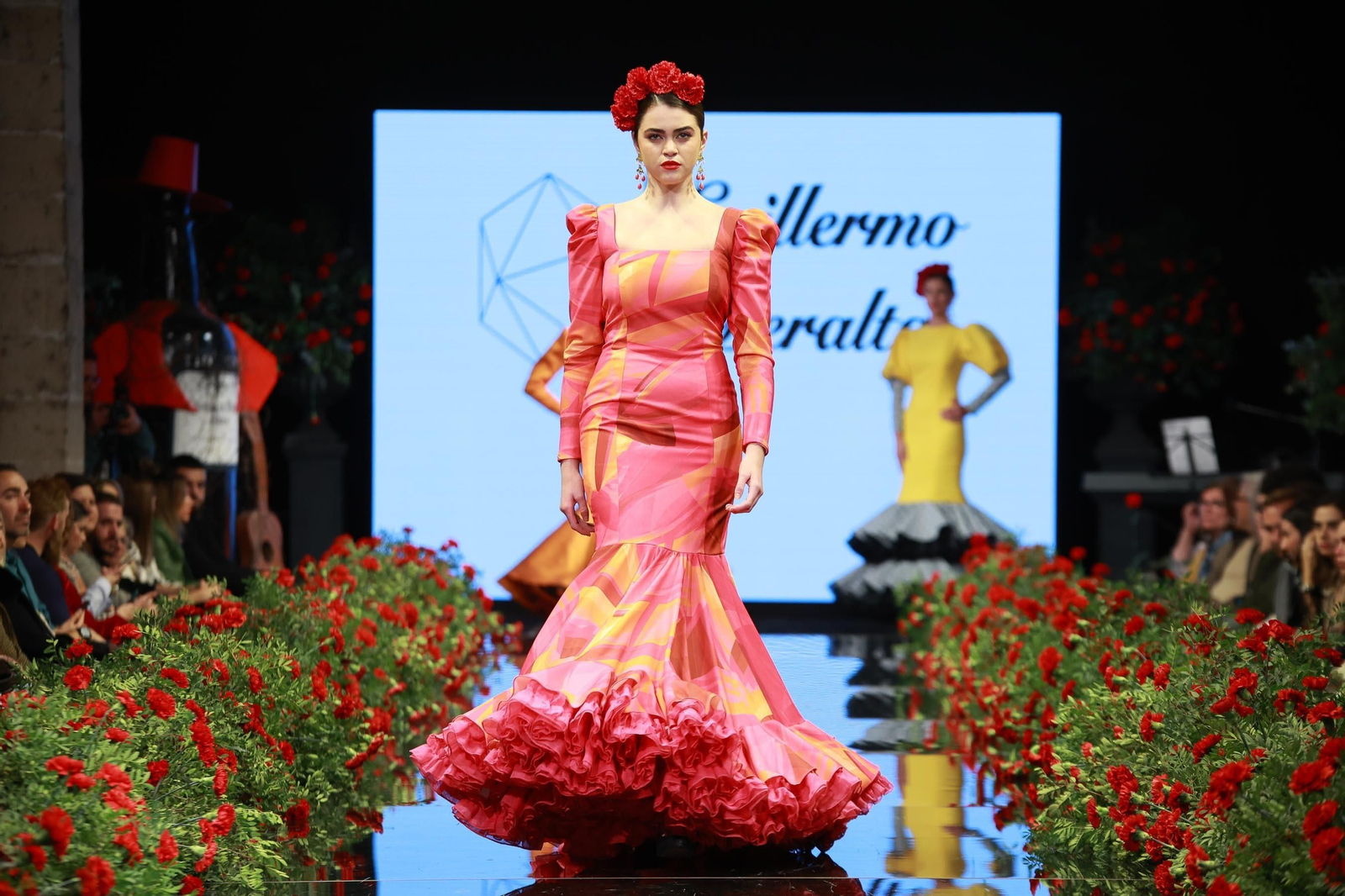 Desfile de Guillermo Peralta en la Pasarela Flamenca Jerez Tío Pepe 2023