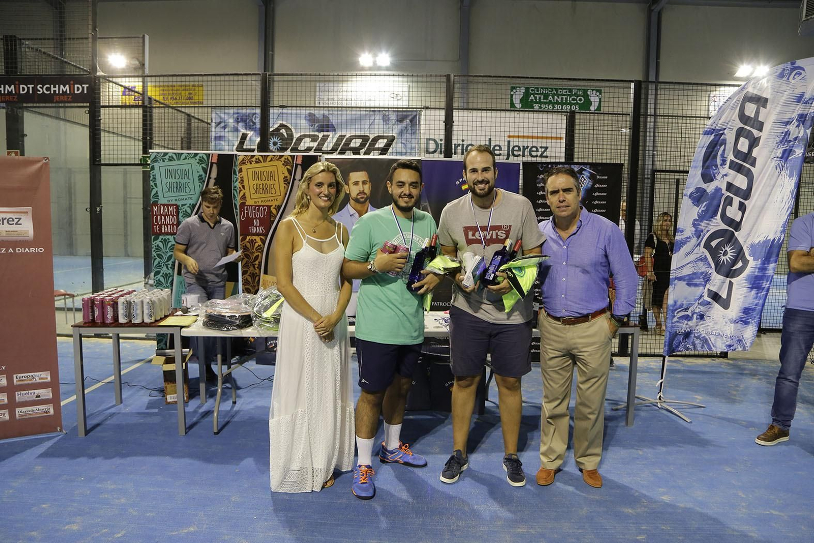 Luisa Chamorro y Merci Chamorro, campeonas de 2ª femenina.