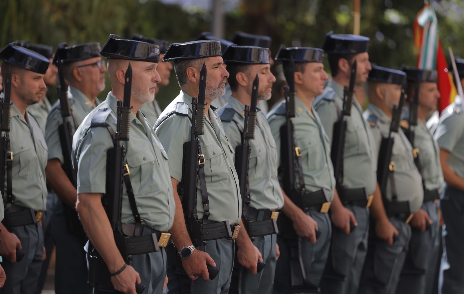 Las fotos de la despedida del  jefe de la IV Zona de la Guardia Civil, Alfonso Rodríguez Castillo