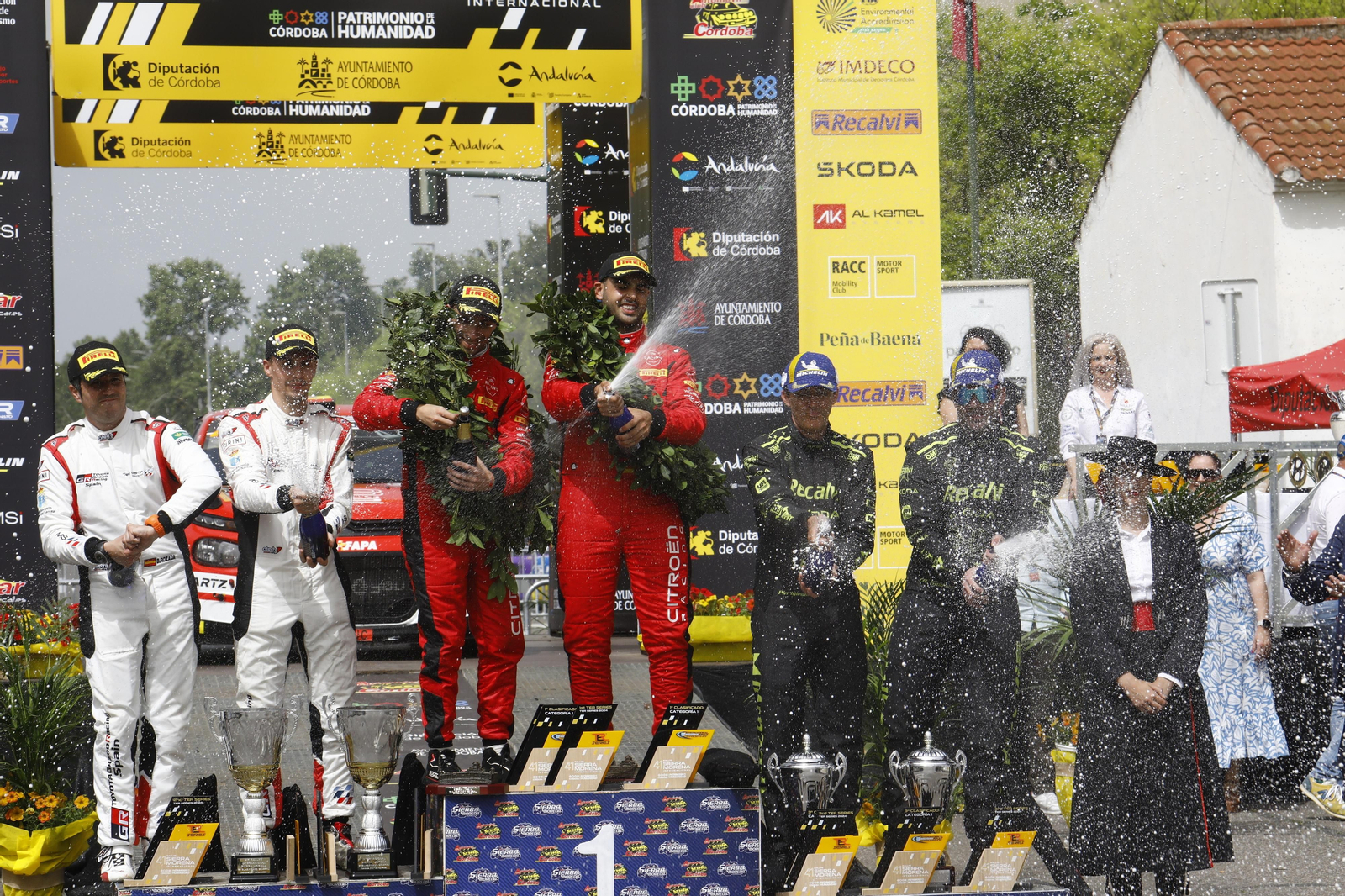 Las mejores fotos de la ceremonia final del Rallye Sierra Morena 2024