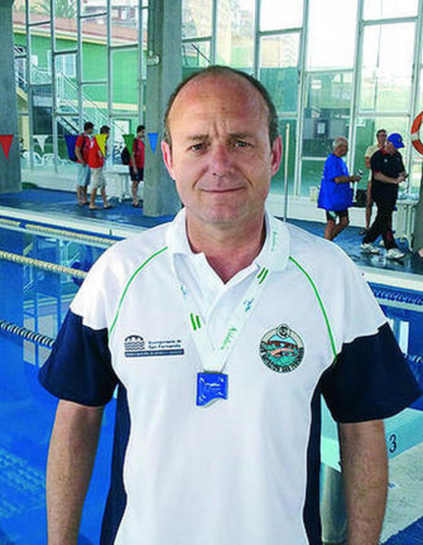 El nadador Carlos Roca.